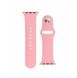 Silikonrem APS Silikonband för klocka 9 / 8 / 7 / 6 / 5 / 4 / 3 / 2 / SE (41 / 40 / 38mm) Armband Watch Armband Rosa
