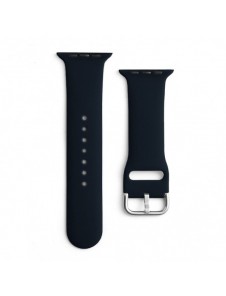 Silikonrem APS Silikonband för klocka 9 / 8 / 7 / 6 / 5 / 4 / 3 / 2 / SE (41 / 40 / 38mm) Armband Watch Armband Black
