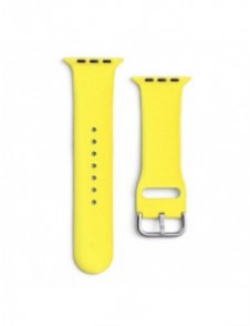 Silikonrem APS Silikonband för klocka 9 / 8 / 7 / 6 / 5 / 4 / 3 / 2 / SE (41 / 40 / 38mm) Armband Watch Armband Yellow