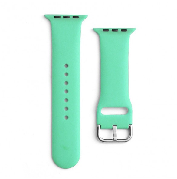 Silikonrem APS Silikonband för klocka 9 / 8 / 7 / 6 / 5 / 4 / 3 / 2 / SE (41 / 40 / 38mm) Armband Watch Armband Mint