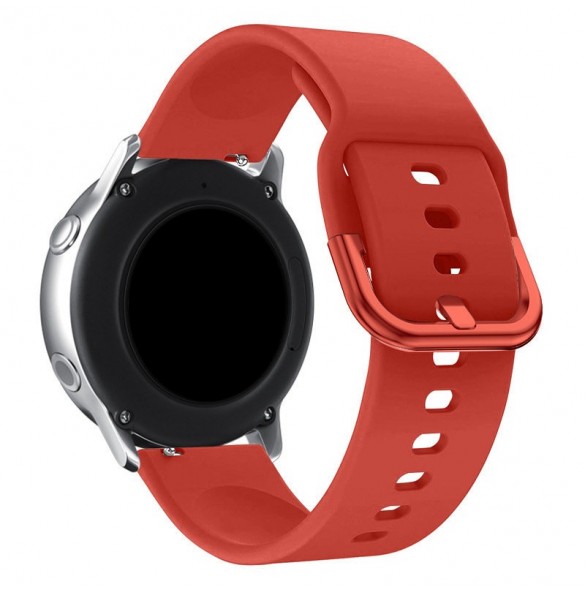 Silikonrem TYS smart klockband universal 20mm röd