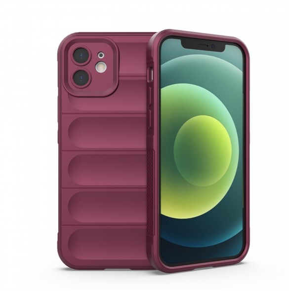 Magic Shield Fodral för iPhone 12 flexibelt pansarbrunt skal