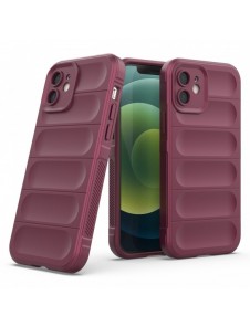 Magic Shield Fodral för iPhone 12 flexibelt pansarbrunt skal