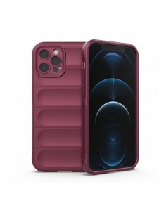 Magic Shield Fodral för iPhone 12 Pro flexibelt pansarbrunt skal