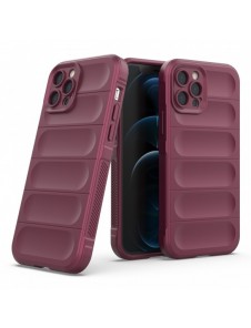 Magic Shield Fodral för iPhone 12 Pro flexibelt pansarbrunt skal