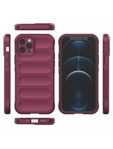 Magic Shield Fodral för iPhone 12 Pro flexibelt pansarbrunt skal