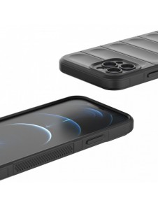 Magic Shield Fodral för iPhone 12 Pro flexibelt pansarbrunt skal