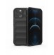 Magic Shield Case-fodral för iPhone 12 Pro Max flexibelt pansarskal svart