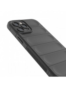Magic Shield Case-fodral för iPhone 12 Pro Max flexibelt pansarskal svart
