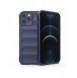 Magic Shield Case-fodral för iPhone 12 Pro Max flexibelt bepansrat mörkblått skal