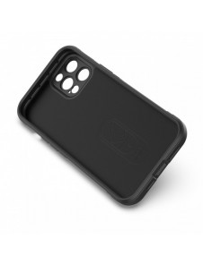 Magic Shield Case-fodral för iPhone 12 Pro Max flexibelt bepansrat mörkblått skal