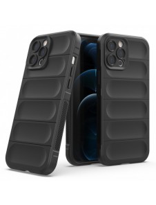 Magic Shield Case-fodral för iPhone 12 Pro Max flexibelt bepansrat mörkblått skal