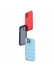 Magic Shield Case-fodral för iPhone 12 Pro Max flexibelt bepansrat mörkblått skal