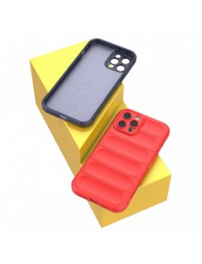 Magic Shield Case-fodral för iPhone 12 Pro Max flexibelt bepansrat mörkblått skal