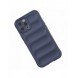 Magic Shield Case-fodral för iPhone 12 Pro Max flexibelt bepansrat mörkblått skal