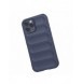 Magic Shield Case-fodral för iPhone 12 Pro Max flexibelt bepansrat mörkblått skal