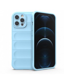 Magic Shield Case-fodral för iPhone 12 Pro Max flexibelt pansarfodral ljusblått
