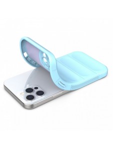 Magic Shield Case-fodral för iPhone 12 Pro Max flexibelt pansarfodral ljusblått