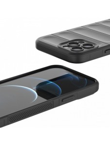 Magic Shield Case-fodral för iPhone 12 Pro Max flexibelt pansarfodral ljusblått