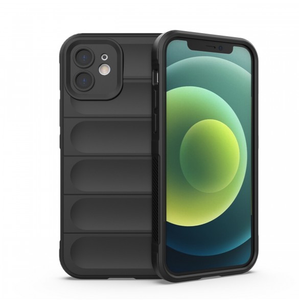 Magic Shield Fodral för iPhone 13 flexibelt pansarskal svart