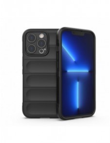 Magic Shield Fodral för iPhone 13 Pro flexibelt pansarskal svart