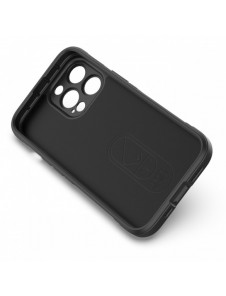 Magic Shield Fodral för iPhone 13 Pro flexibelt pansarskal svart