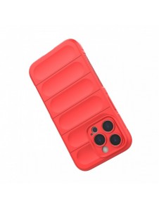Magic Shield Fodral till iPhone 13 Pro flexibelt pansarskal rött