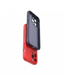 Magic Shield Fodral till iPhone 13 Pro flexibelt pansarskal rött