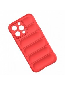Magic Shield Fodral till iPhone 13 Pro flexibelt pansarskal rött