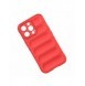 Magic Shield Fodral till iPhone 13 Pro flexibelt pansarskal rött