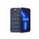 Magic Shield Fodral för iPhone 13 Pro flexibelt pansarskal mörkblått