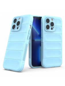 Magic Shield Fodral för iPhone 13 Pro flexibelt pansarskal ljusblått