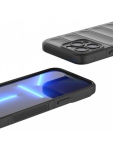 Magic Shield Case fodral för iPhone 13 Pro Max flexibelt pansarskal svart