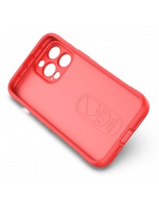 Magic Shield Fodral till iPhone 13 Pro Max flexibelt pansarskal rött