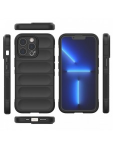 Magic Shield Case-fodral till iPhone 13 Pro Max flexibelt pansarfodral mörkblått