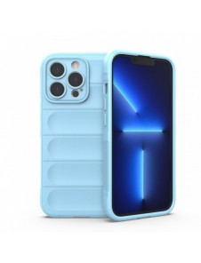 Magic Shield Fodral för iPhone 13 Pro Max flexibelt pansarskal ljusblått