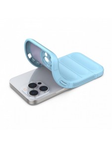 Magic Shield Fodral för iPhone 13 Pro Max flexibelt pansarskal ljusblått