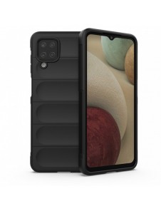 Magic Shield Case fodral för Samsung Galaxy A12 flexibelt pansarskal svart