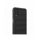 Magic Shield Case fodral för Samsung Galaxy A12 flexibelt pansarskal svart