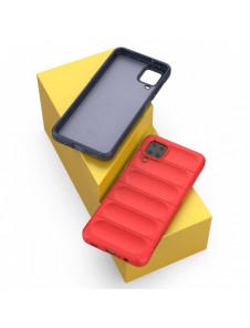 Magic Shield Case fodral för Samsung Galaxy A12 flexibelt pansarskal svart