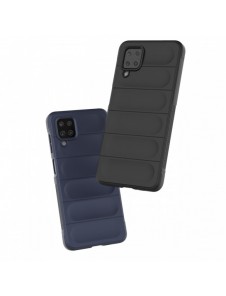 Magic Shield Case fodral för Samsung Galaxy A12 flexibelt pansarskal svart