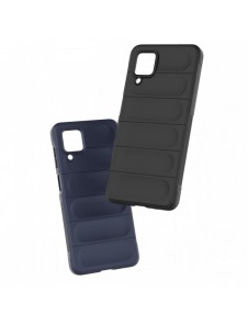 Magic Shield Case fodral för Samsung Galaxy A12 flexibelt pansarskal svart