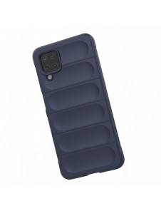 Magic Shield Case fodral för Samsung Galaxy A12 flexibelt pansarskal svart