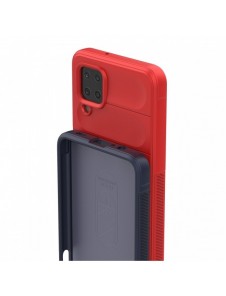 Magic Shield Case fodral för Samsung Galaxy A12 flexibelt pansarskal svart
