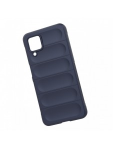 Magic Shield Case-fodral för Samsung Galaxy A12 flexibelt pansarskal mörkblått