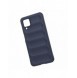Magic Shield Case-fodral för Samsung Galaxy A12 flexibelt pansarskal mörkblått