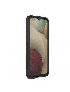 Magic Shield Case-fodral för Samsung Galaxy A12 flexibelt pansarskal mörkblått