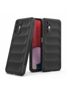 Magic Shield Fodral till Samsung Galaxy A13 5G flexibelt pansarskal svart