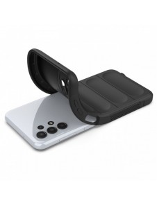Magic Shield Fodral till Samsung Galaxy A13 5G flexibelt pansarskal svart