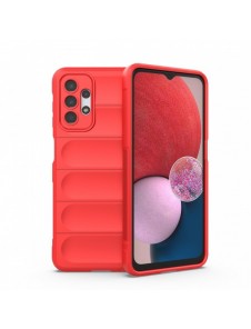 Magic Shield Case-fodral för Samsung Galaxy A13 5G flexibelt pansarskal rött